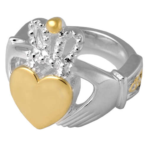 Love Claddagh Cremation Ring